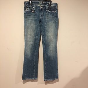 Miss Me Distressed Jeans Size 27 EUC Franklin